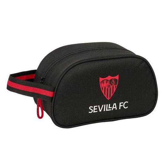 Sevilla FC Kinder-Isolier-Kulturbeutel, mit Aluminiumfutter und Tragegriff, Weiß