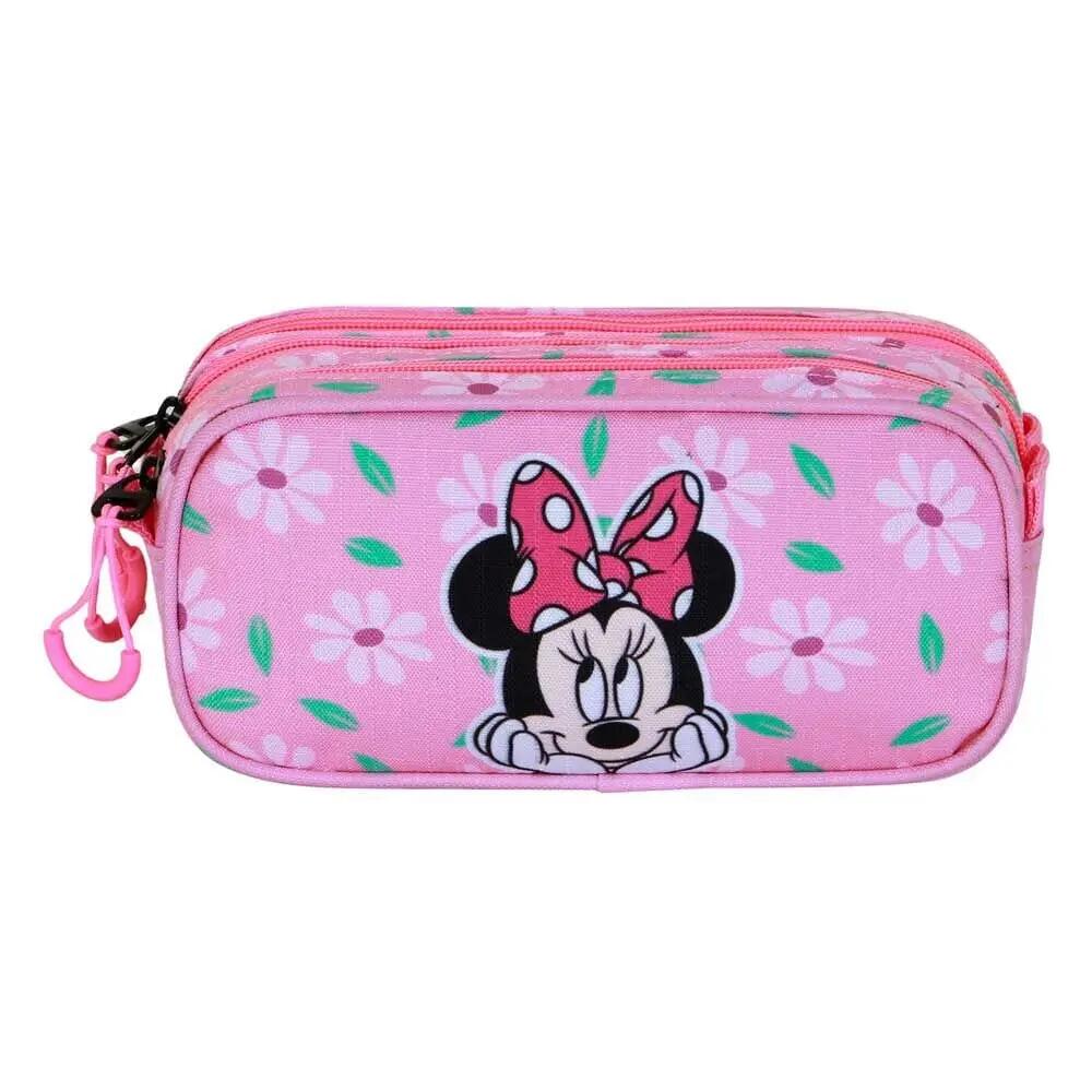 Astuccio Stitch con tripla cerniera per bambini, 22x14x3,5 cm, rosa 5/5