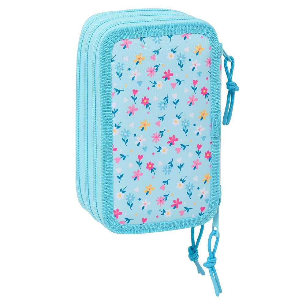 Astuccio triplo Barbie Ballet per bambini con 37 pezzi e cerniera, rosa 2/6