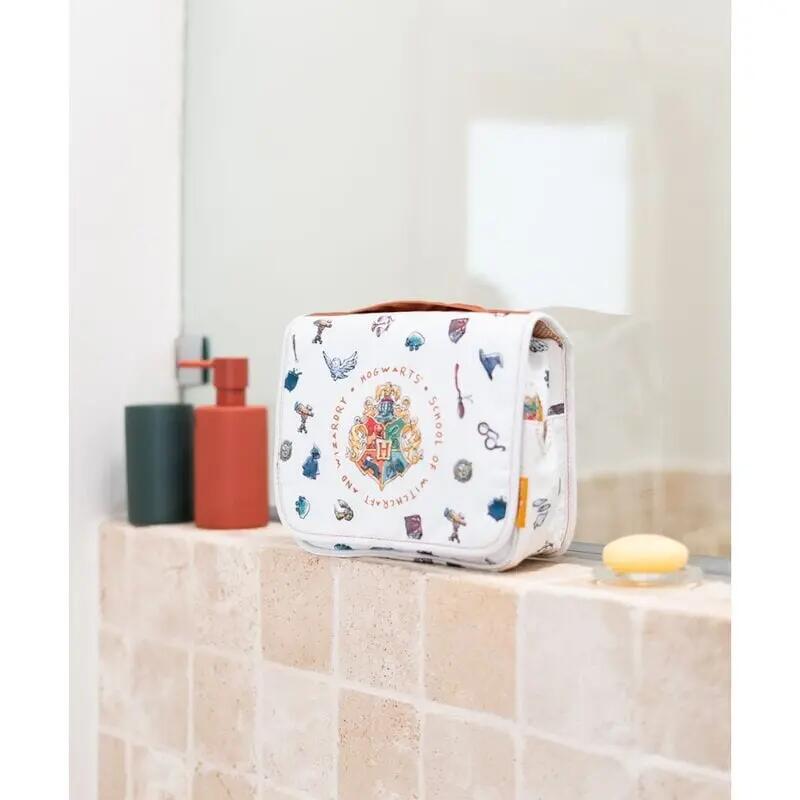 Neceser de Viaje Adultos Harry Potter de Poliéster Impermeable Blanco 4/4