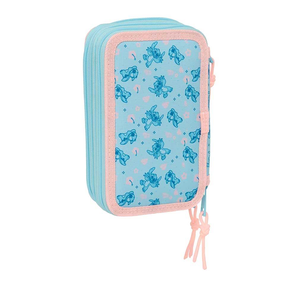 Astuccio per matite per bambini Stitch con accessori, in poliestere con 2/6