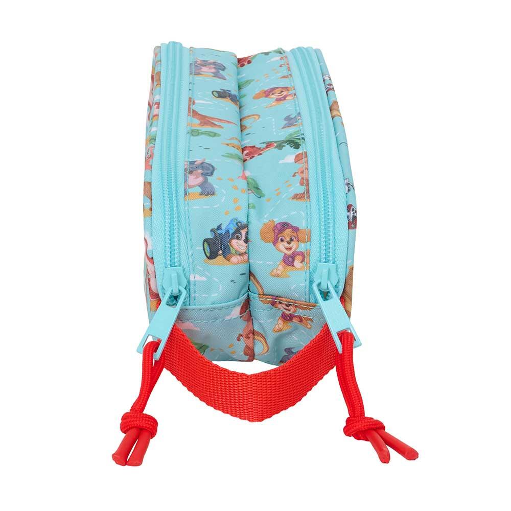 Astuccio doppio con cerniera per bambini Paw Patrol Dino Rescue, colore blu. 3/3