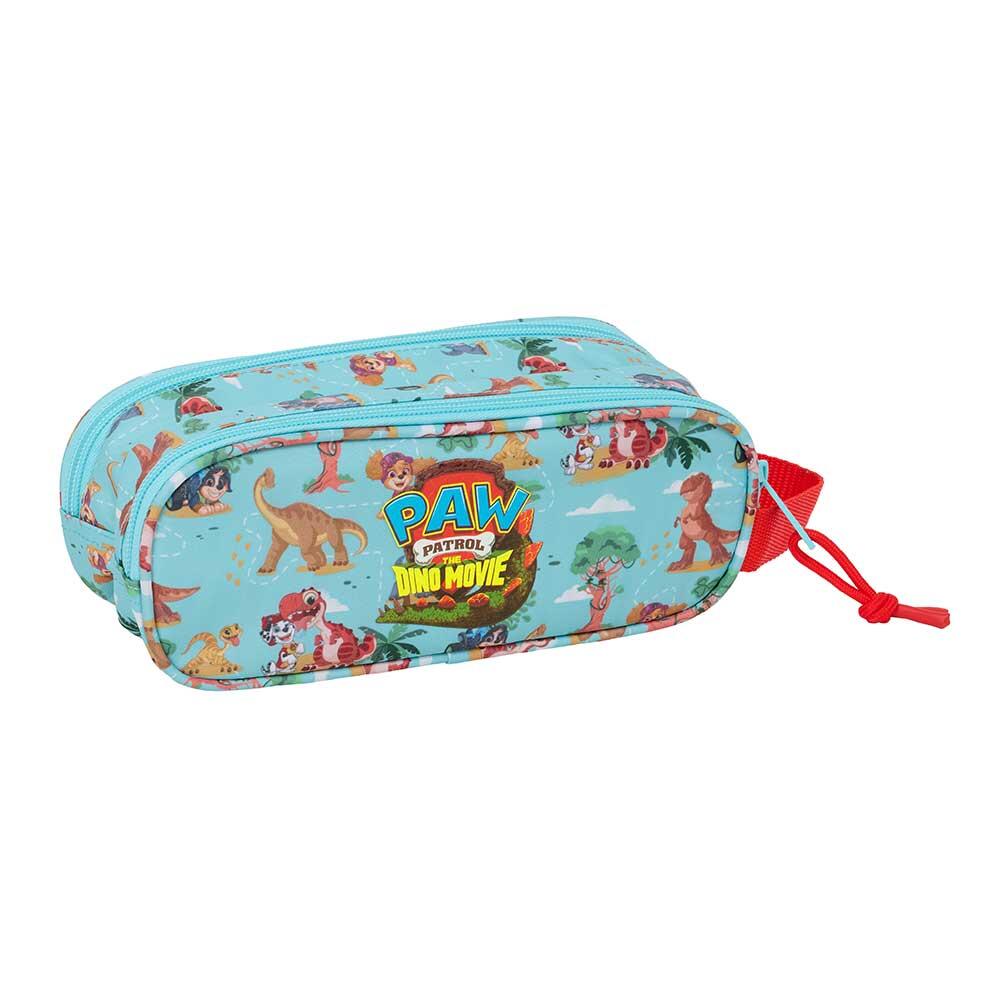 Astuccio doppio con cerniera per bambini Paw Patrol Dino Rescue, colore blu. 2/3