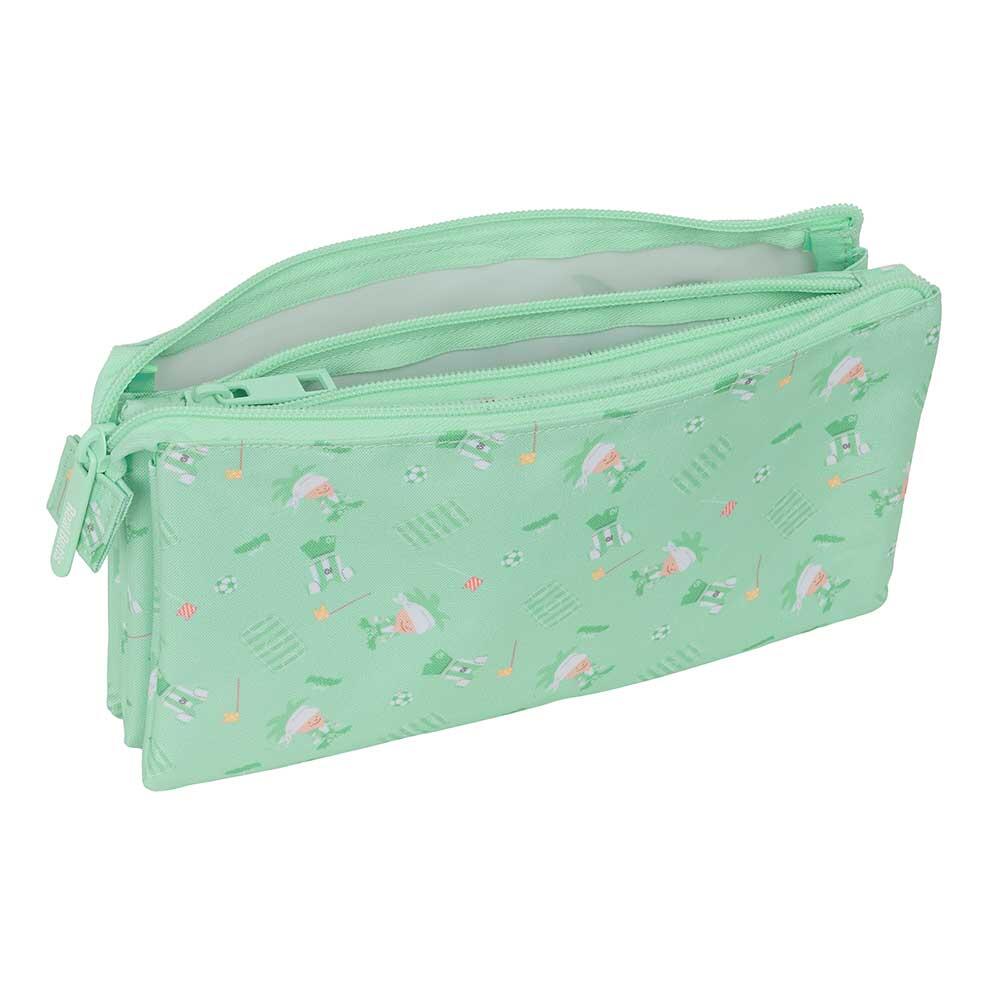 Trousse à crayons triple pour enfants Real Betis Balompié avec fermetures 3/3