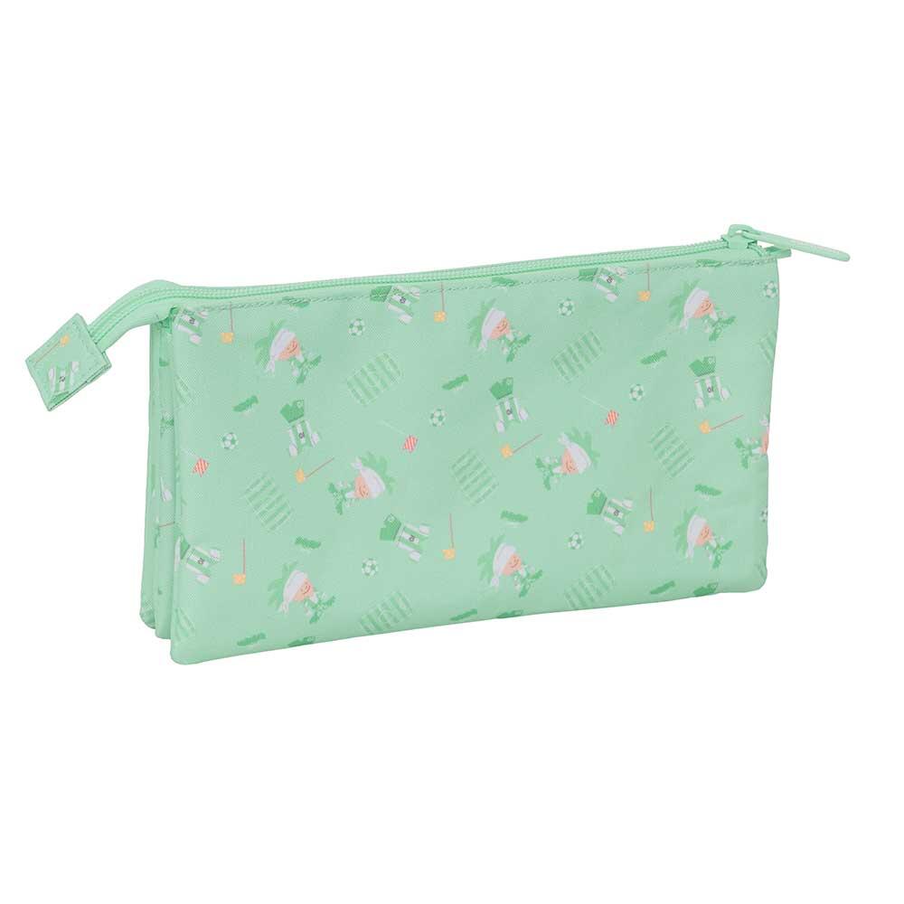 Trousse à crayons triple pour enfants Real Betis Balompié avec fermetures 2/3