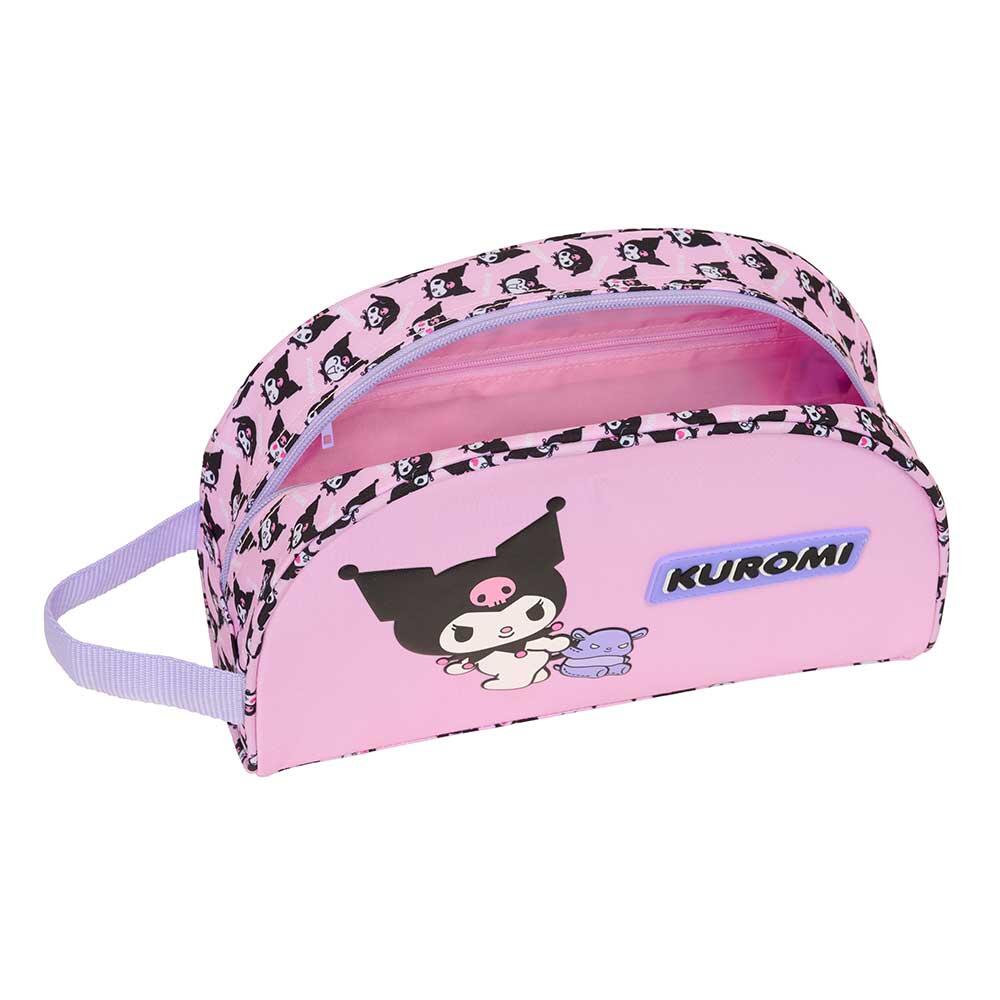 Beauty case per bambini Kuromi, adattabile al trolley grazie alla cerniera 4/6
