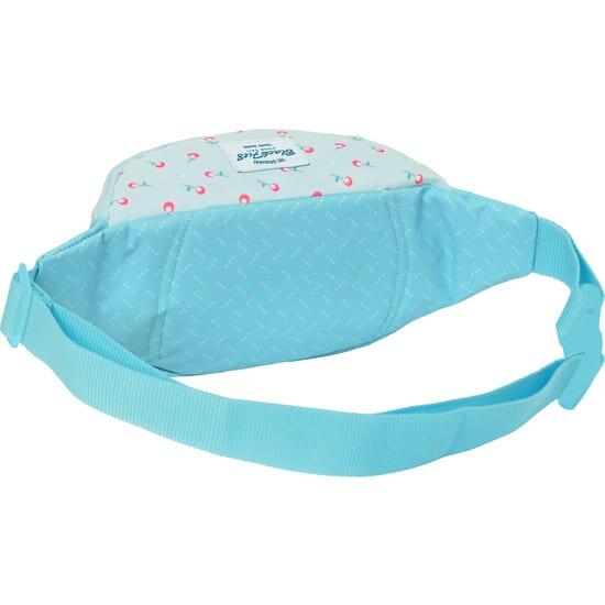 Riñonera Infantil Blackfit8 Mariposa con Cremallera y Bolsillo Azul 2/3