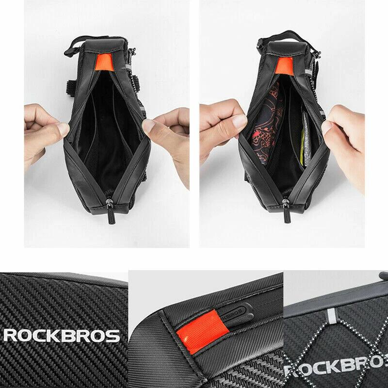 ROCKBROS Wasserdichte Fahrrad-Rahmentasche 3/6