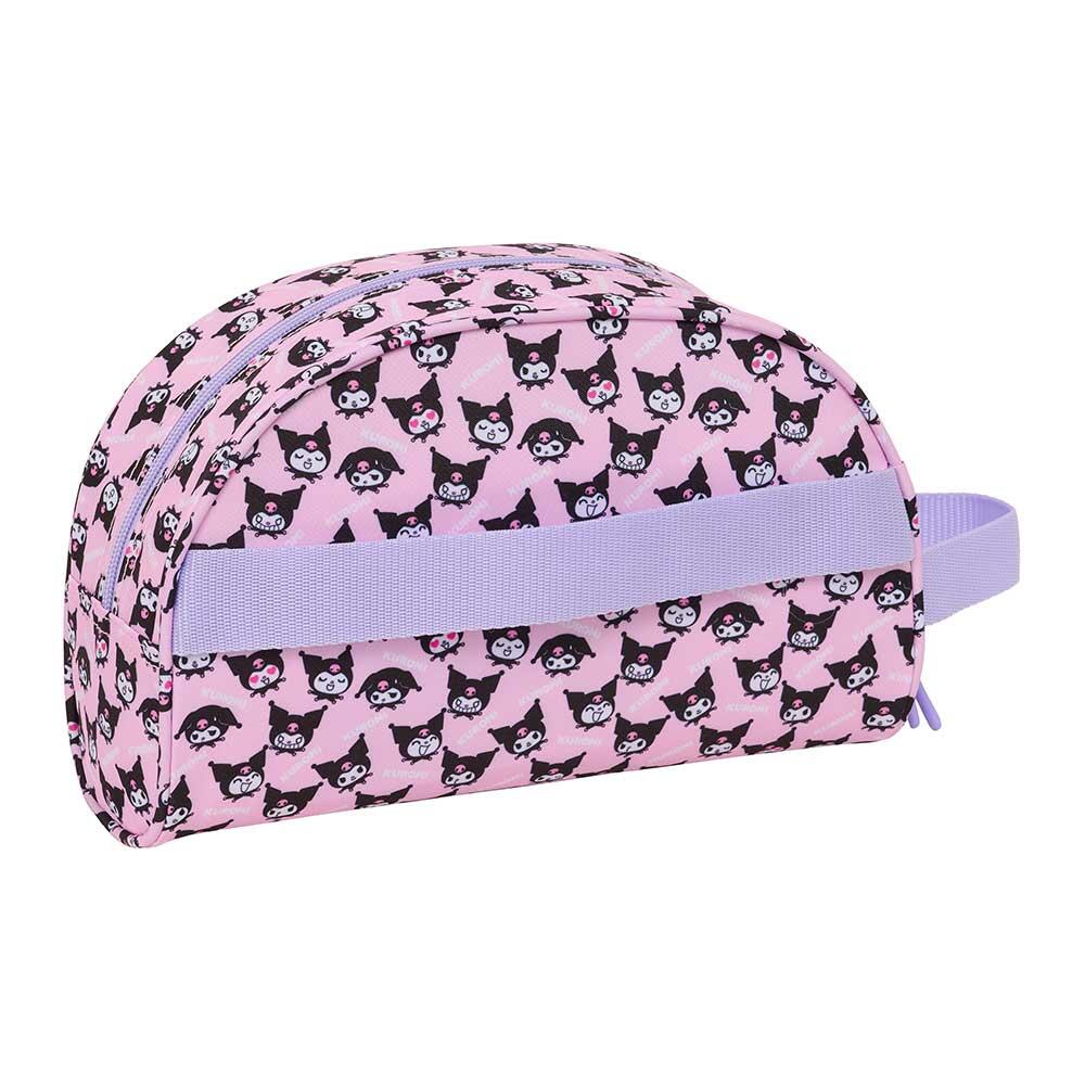 Beauty case per bambini Kuromi, adattabile al trolley grazie alla cerniera 2/6
