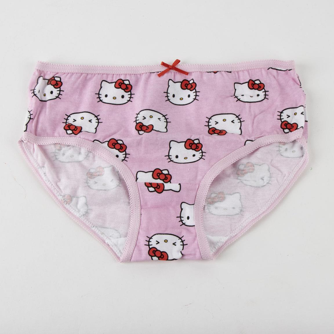 Ensemble de culottes en coton Hello Kitty pour enfants avec trousse de toilette 3/7