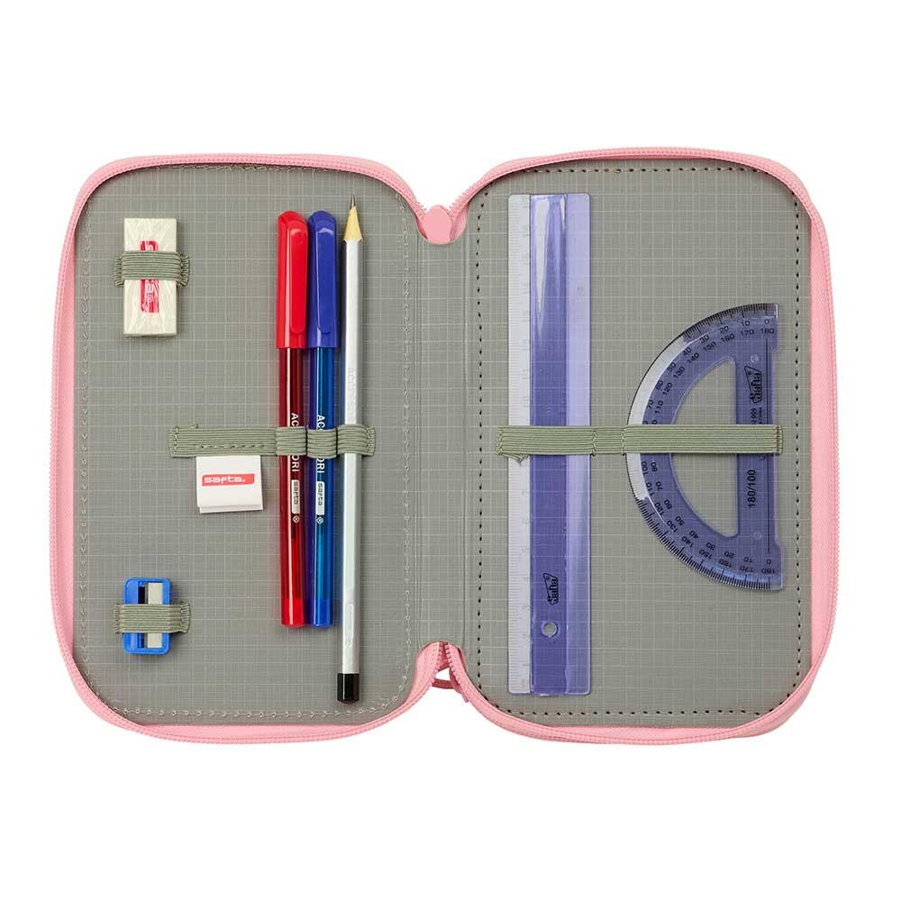 Astuccio triplo per bambini con capibara, con 37 scomparti e scomparti, colore 4/6