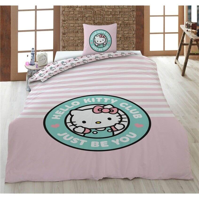 Copripiumino bambino Hello Kitty policotone 140x200 cm rosa 3/3
