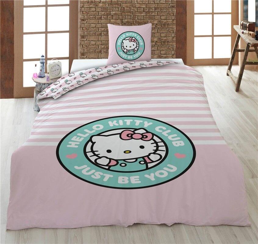 Copripiumino bambino Hello Kitty policotone 140x200 cm rosa 2/3