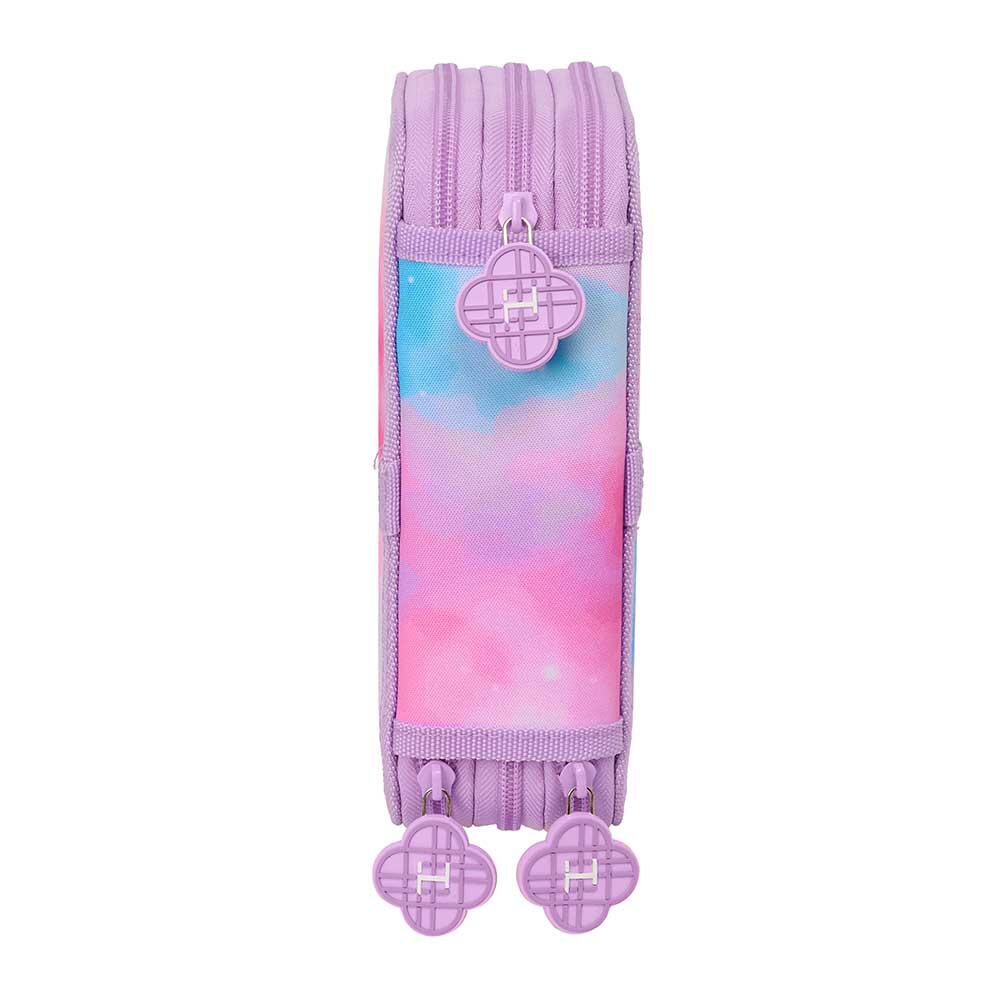 Trousse triple K-Pop Demon Hunters pour enfants, 37 pièces, noir/rose 3/6