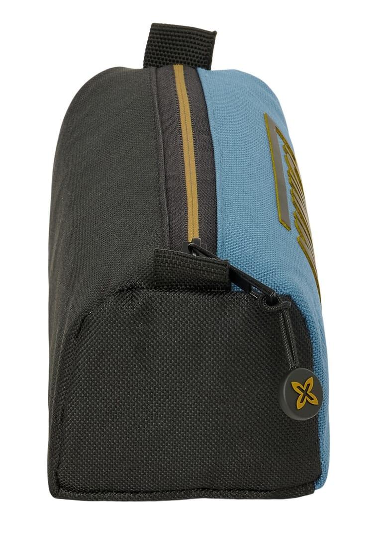 Astuccio per bambini Munich con cerniera, 21x8x6 cm, blu e nero 3/3