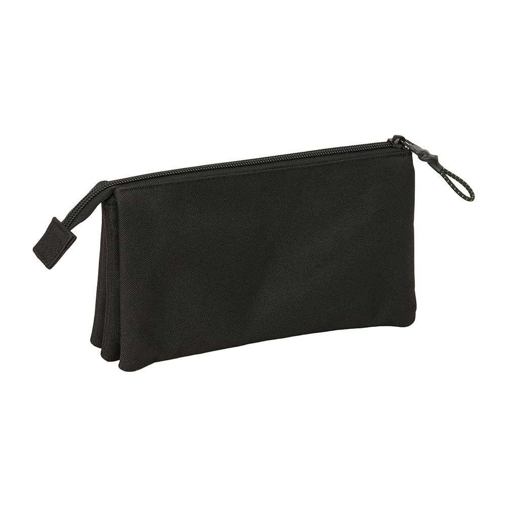 Trousse triple Real Betis Balompié avec fermetures éclair, noire 2/3