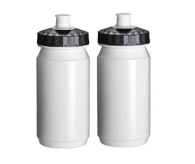 Borraccia 2x 550 ml Bianca e nera bidon