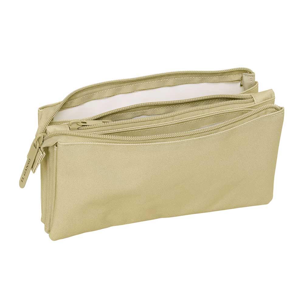 Astuccio triplo El Ganso Basics per adulti con 3 cerniere, rosa 3/3