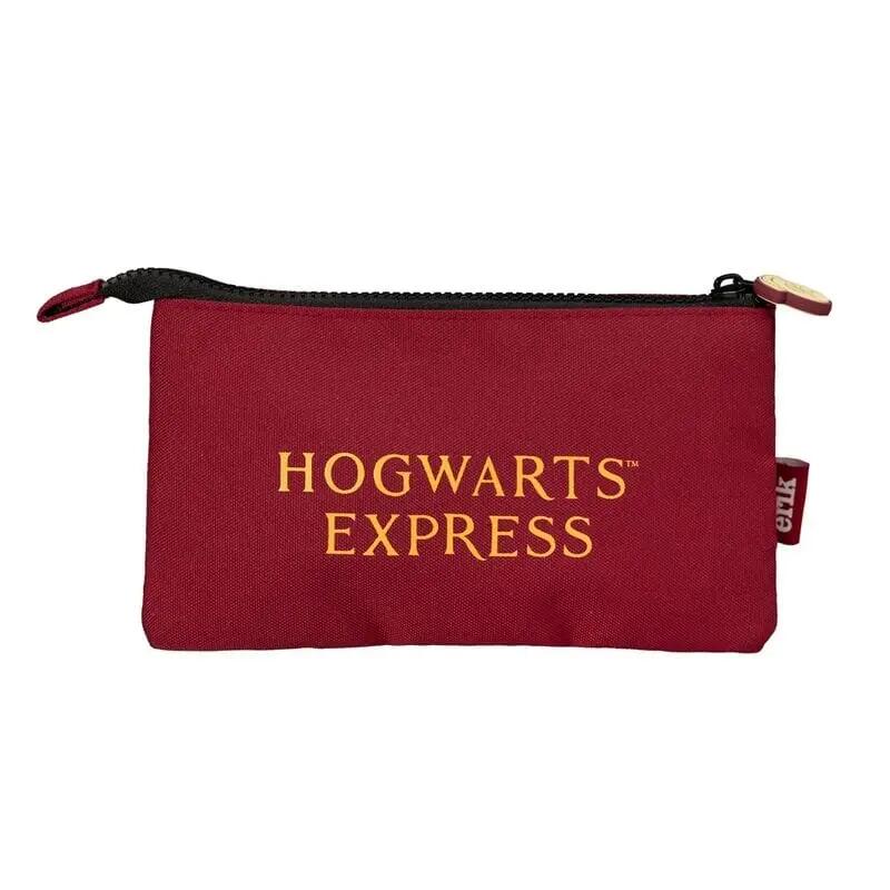 Harry Potter Federmäppchen für Erwachsene, Gleis 9 3/4, Dreifach-Polyester, Rot 4/5