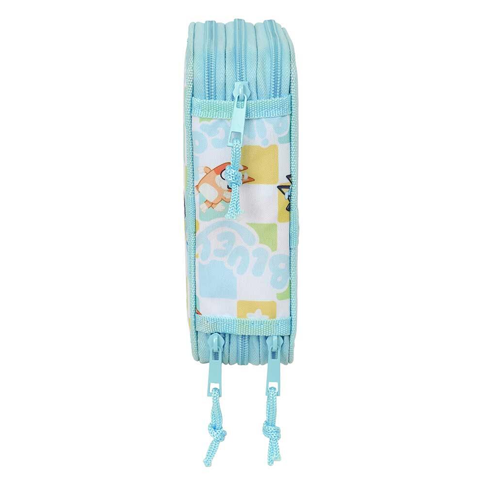 Astuccio per bambini Bluey in poliestere con 2 scomparti e accessori - Blu 3/6
