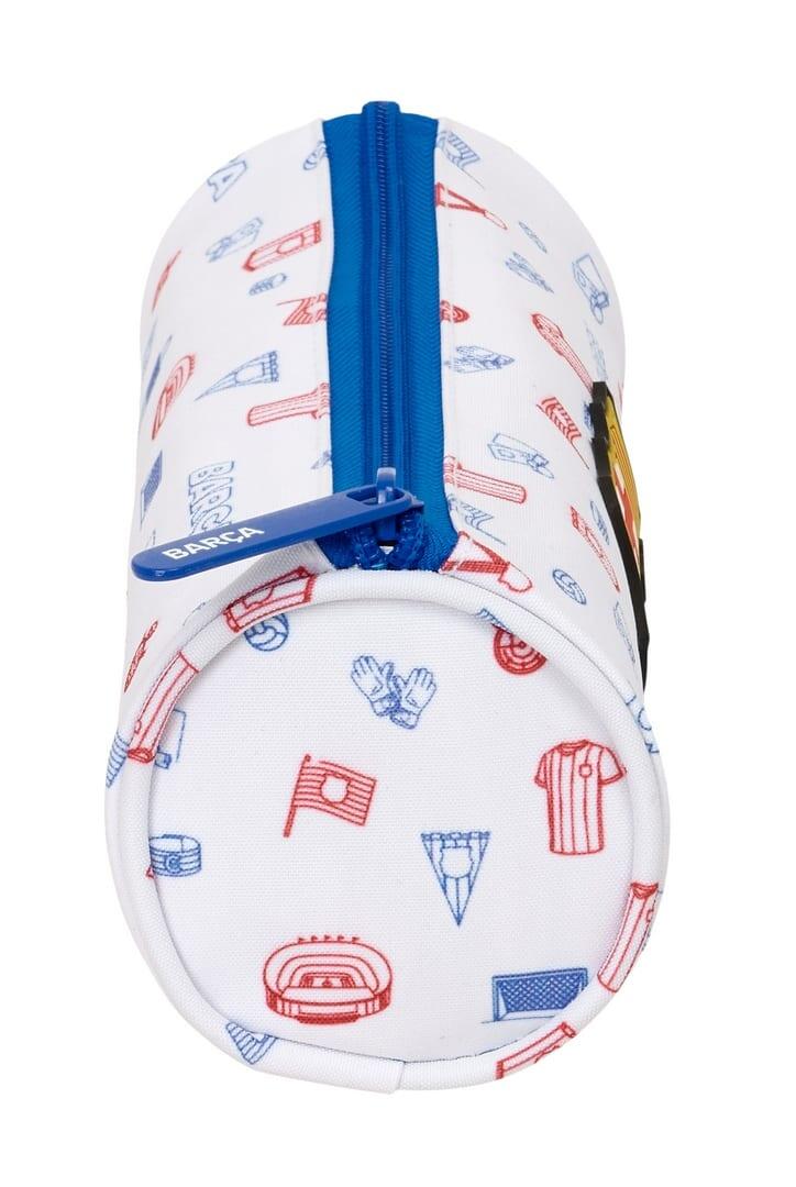 Astuccio rotondo in poliestere con cerniera per bambini del FC Barcelona 3/3
