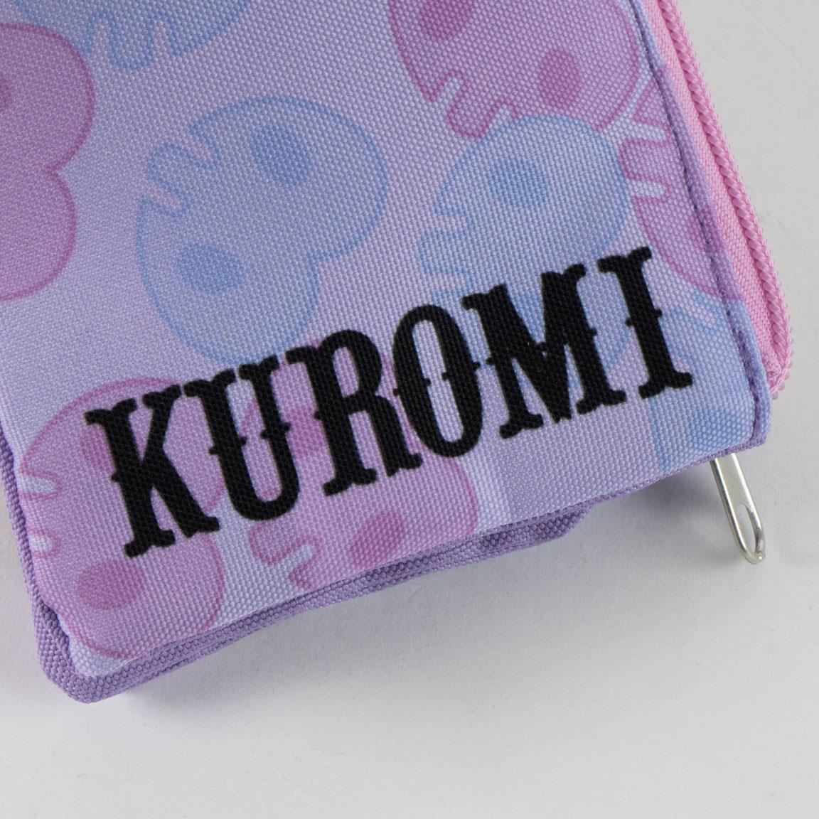 Estuche Portatodo Infantil Kuromi de Poliéster con 3 Compartimentos Lila 4/6
