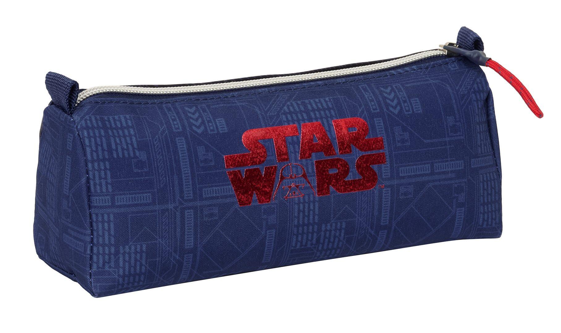Trousse à crayons Star Wars Dark Vador pour enfants avec fermeture éclair bleu 2/3