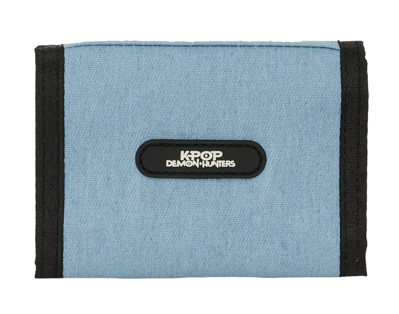 Portefeuille enfant K-Pop Demon Hunters avec fermeture velcro et porte-monnaie 2/4