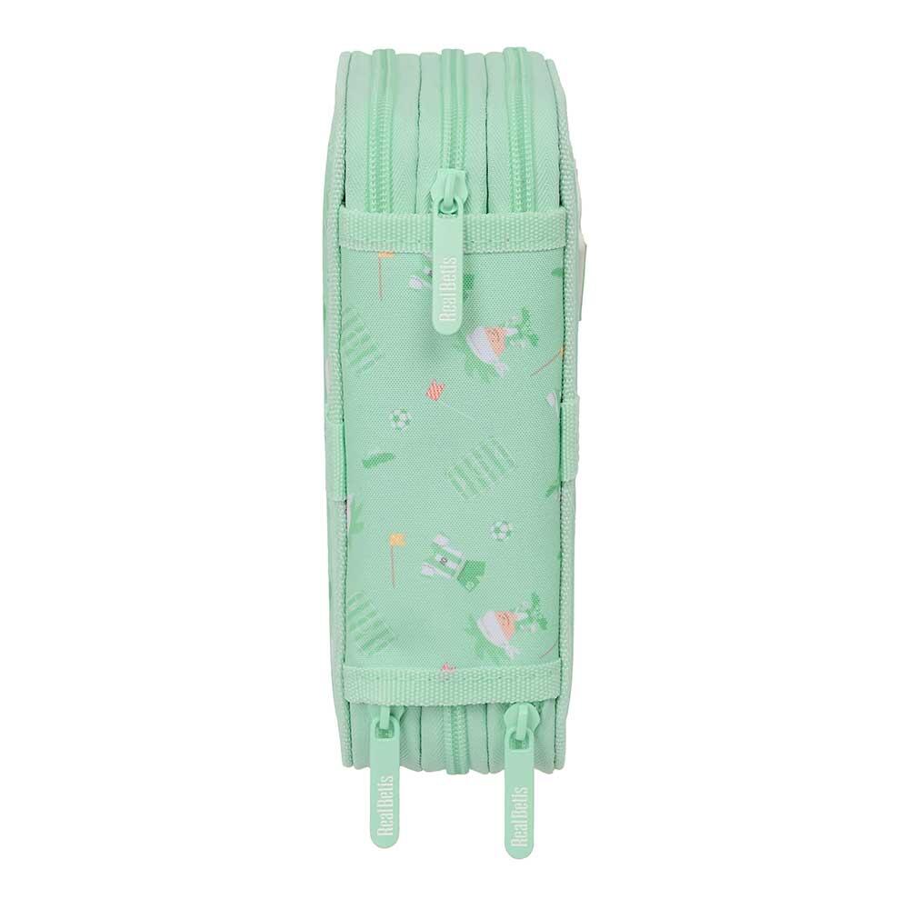 Trousse à crayons triple pour enfants Real Betis Balompié, 37 pièces, noir/vert 3/6
