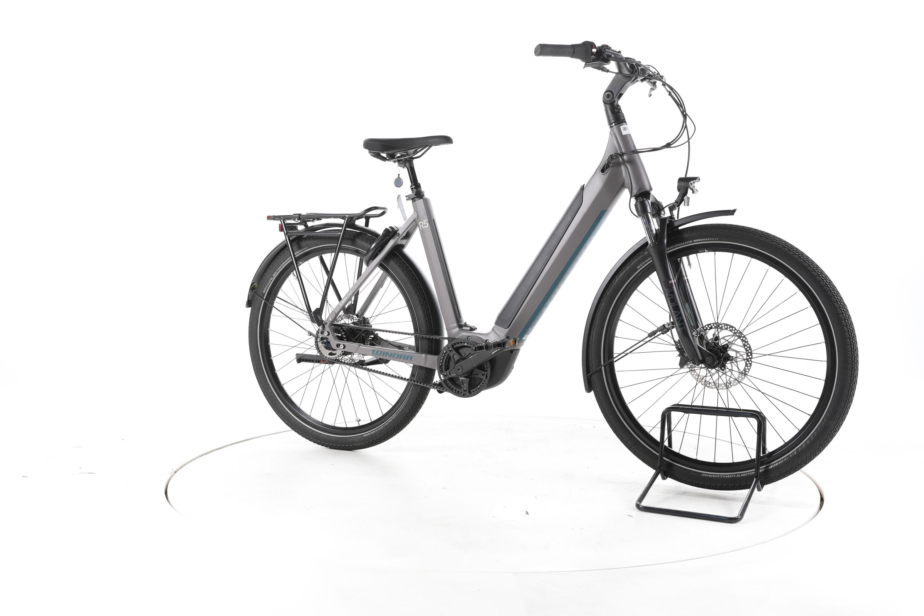 Segunda vida - Winora Sinus R5f City E-Bike Degrau baixo 2024 - Bom Estado 2/7