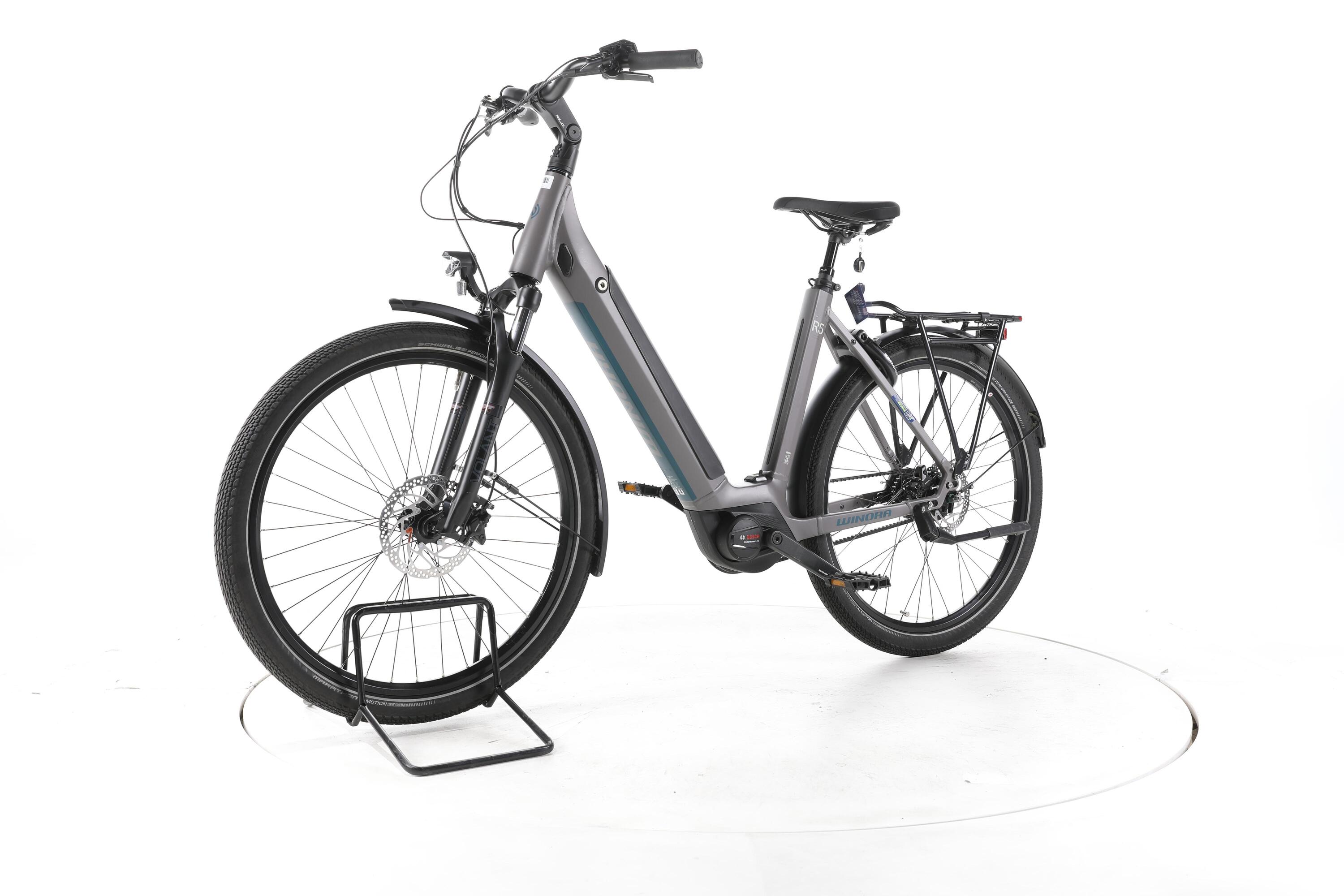Segunda vida - Winora Sinus R5f City E-Bike Degrau baixo 2024 - Bom Estado 5/7