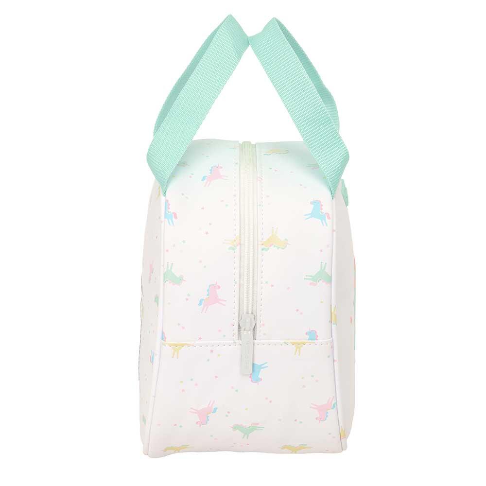 Borsa da toilette termica per bambini a forma di elefante con manico e 3/4