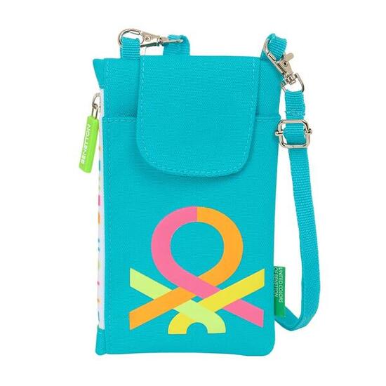 Portafoglio/custodia per cellulare Benetton Cherry da adulto con cordino e
