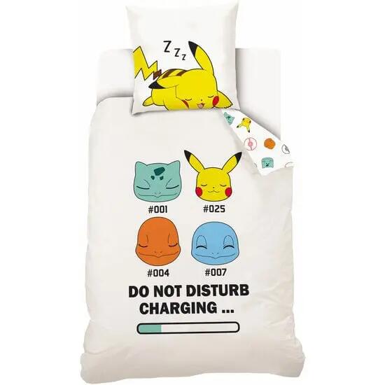 Funda Nórdica Premium Infantil Pokémon Pikachu de Algodón 140x200 cm Blanca 2/2