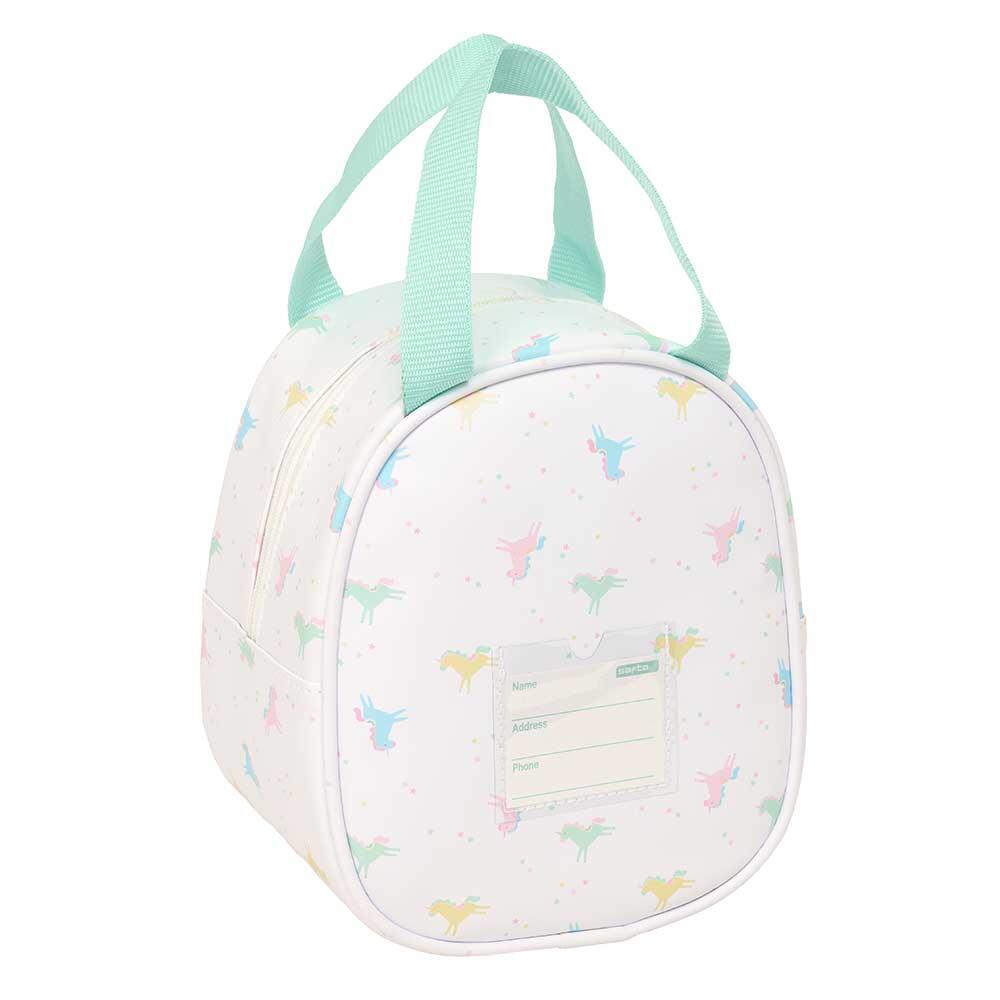 Borsa da toilette termica per bambini a forma di elefante con manico e 2/4