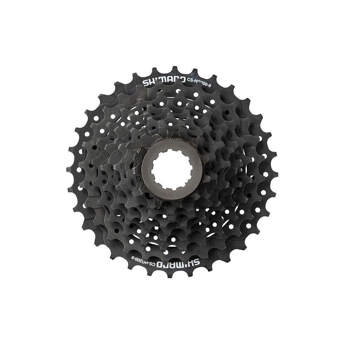 Pinioane pe casetă Shimano CS-HG200-9 9 viteze 11-36T, negru mat