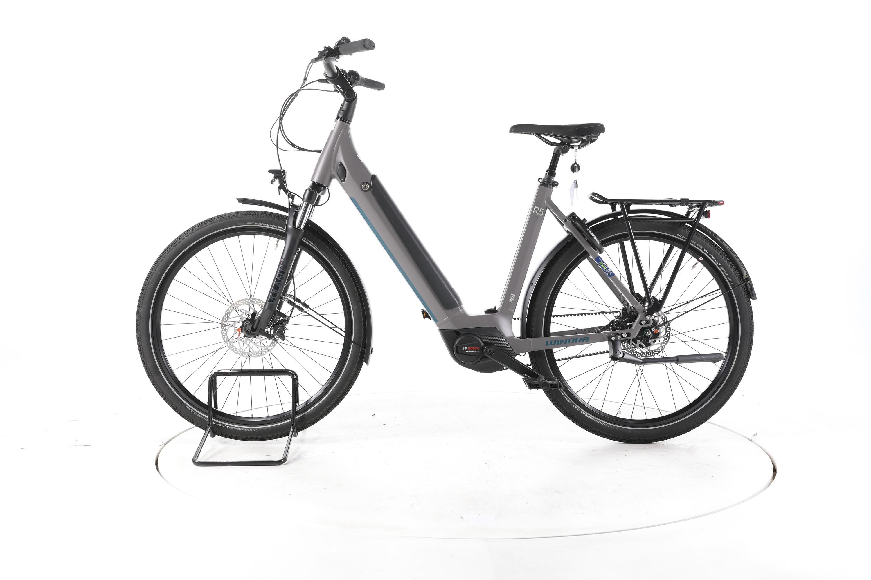 Segunda vida - Winora Sinus R5f City E-Bike Degrau baixo 2024 - Bom Estado 6/7