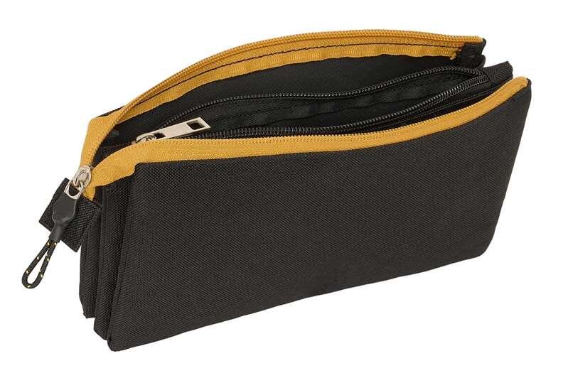 Astuccio triplo Ultimate Móstoles per bambini con 3 cerniere, nero 3/5