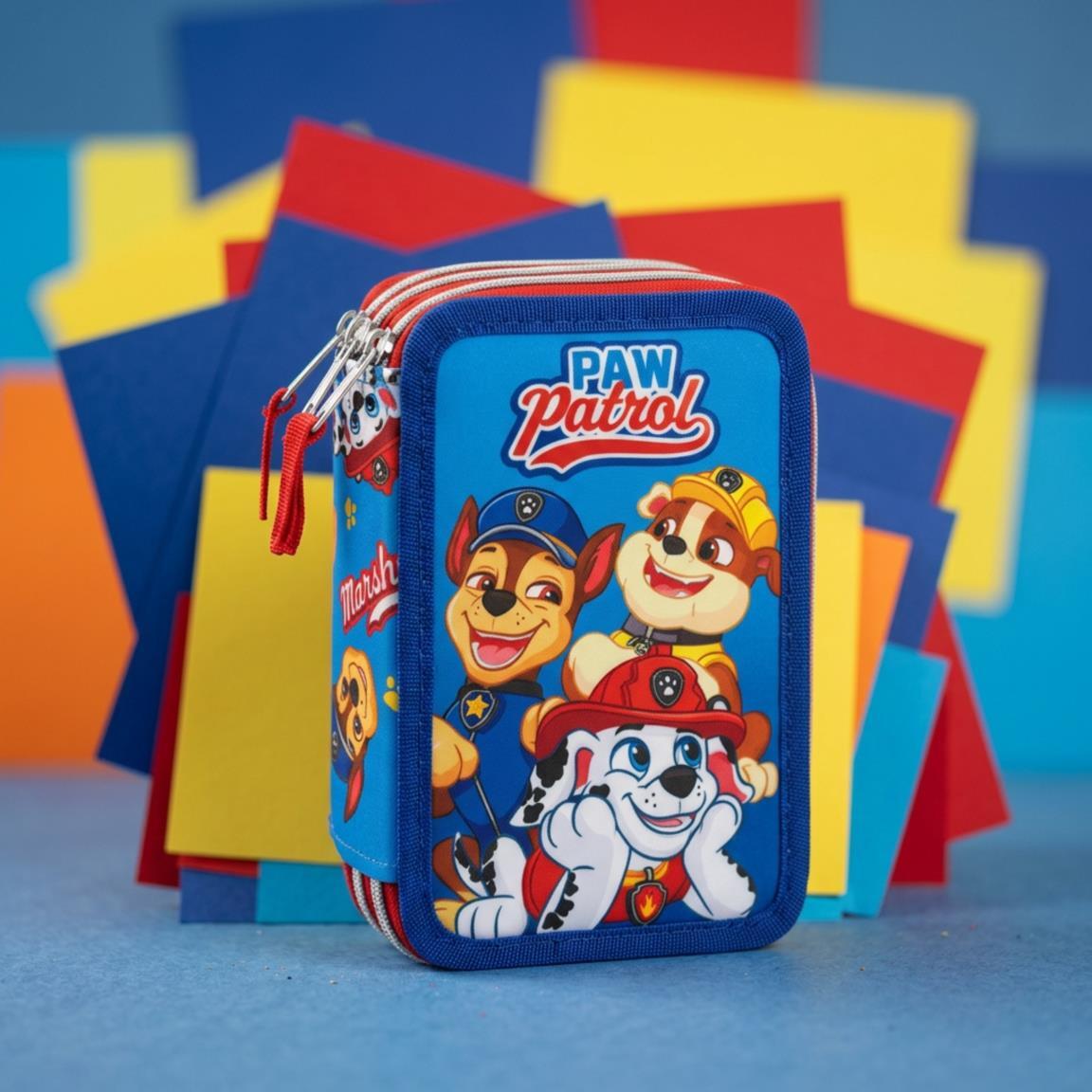 Trousse Pat' Patrouille pour enfants en polyester avec accessoires, 2 6/7