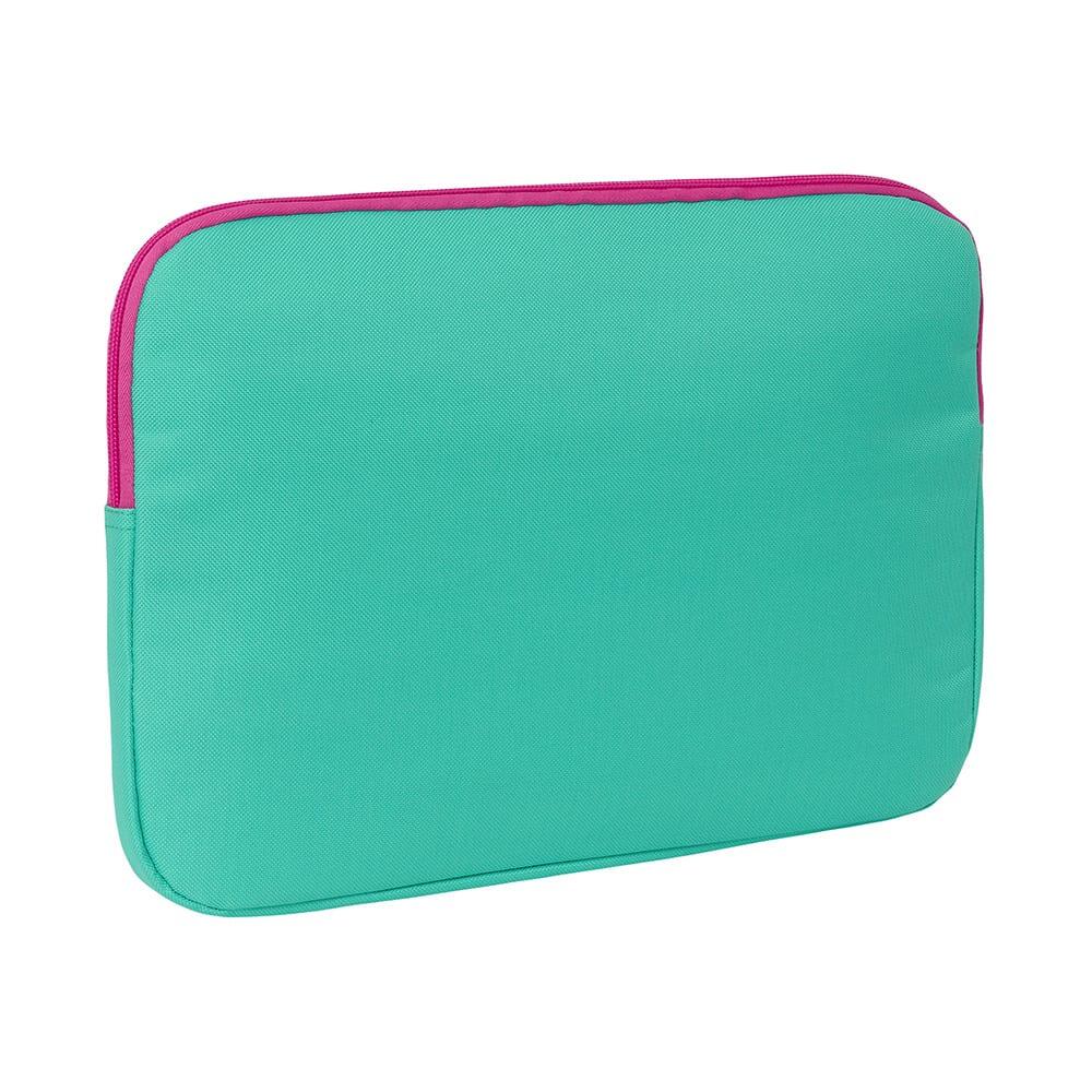 Funda Portátil 14″ Adultos Nait Nait Acolchada con Cremallera Verde Mint 2/2