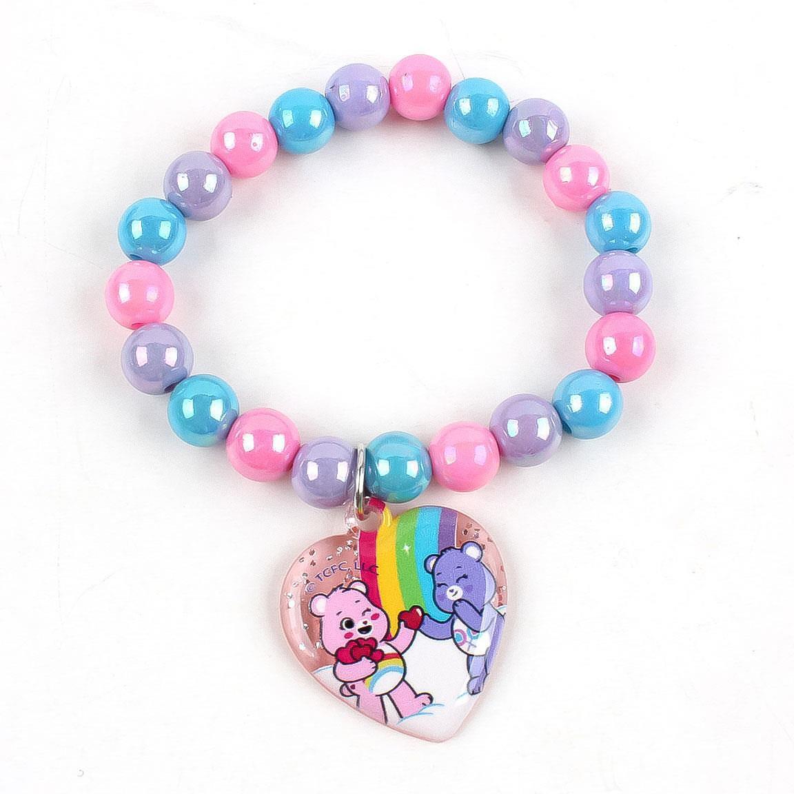 Trousse de toilette Care Bears pour enfants avec accessoires multicolores 3/6
