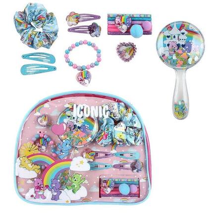 Care Bears Kinder-Schönheitsset, Kulturbeutel mit mehrfarbigen Accessoires