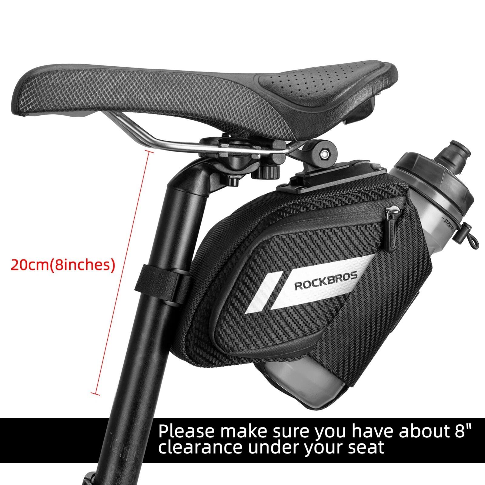 ROCKBROS Fahrrad-Satteltasche mit Flaschenhalter 3/7