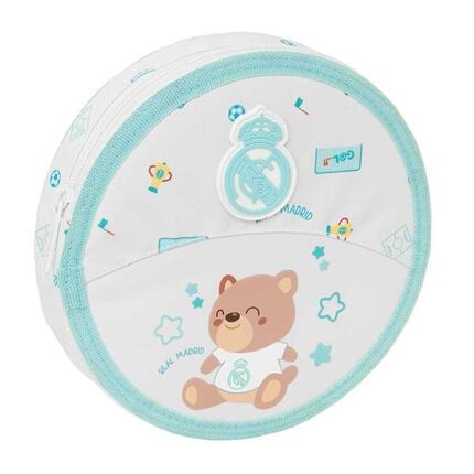 Trousse double pour enfants Real Madrid avec 29 pièces et fermeture éclair