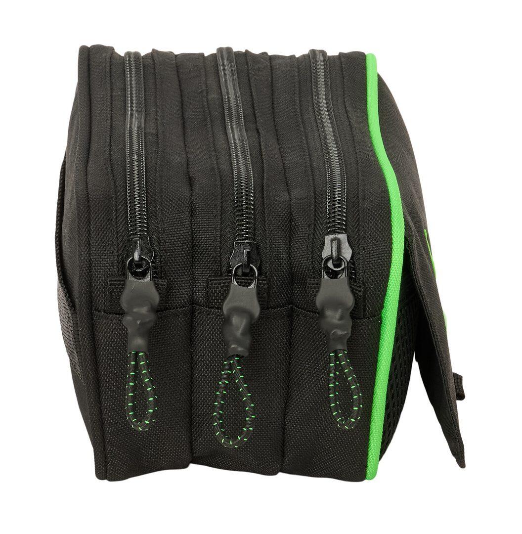 Trousse triple Real Betis pour enfants, en polyester avec fermeture éclair 3/4