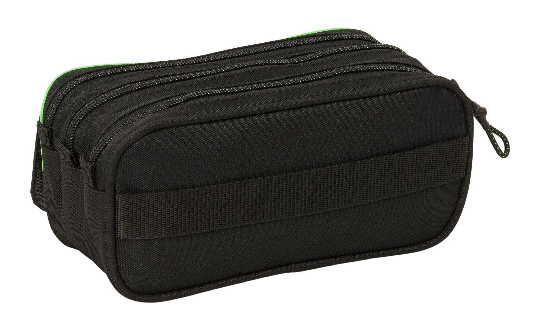 Trousse triple Real Betis pour enfants, en polyester avec fermeture éclair 2/4