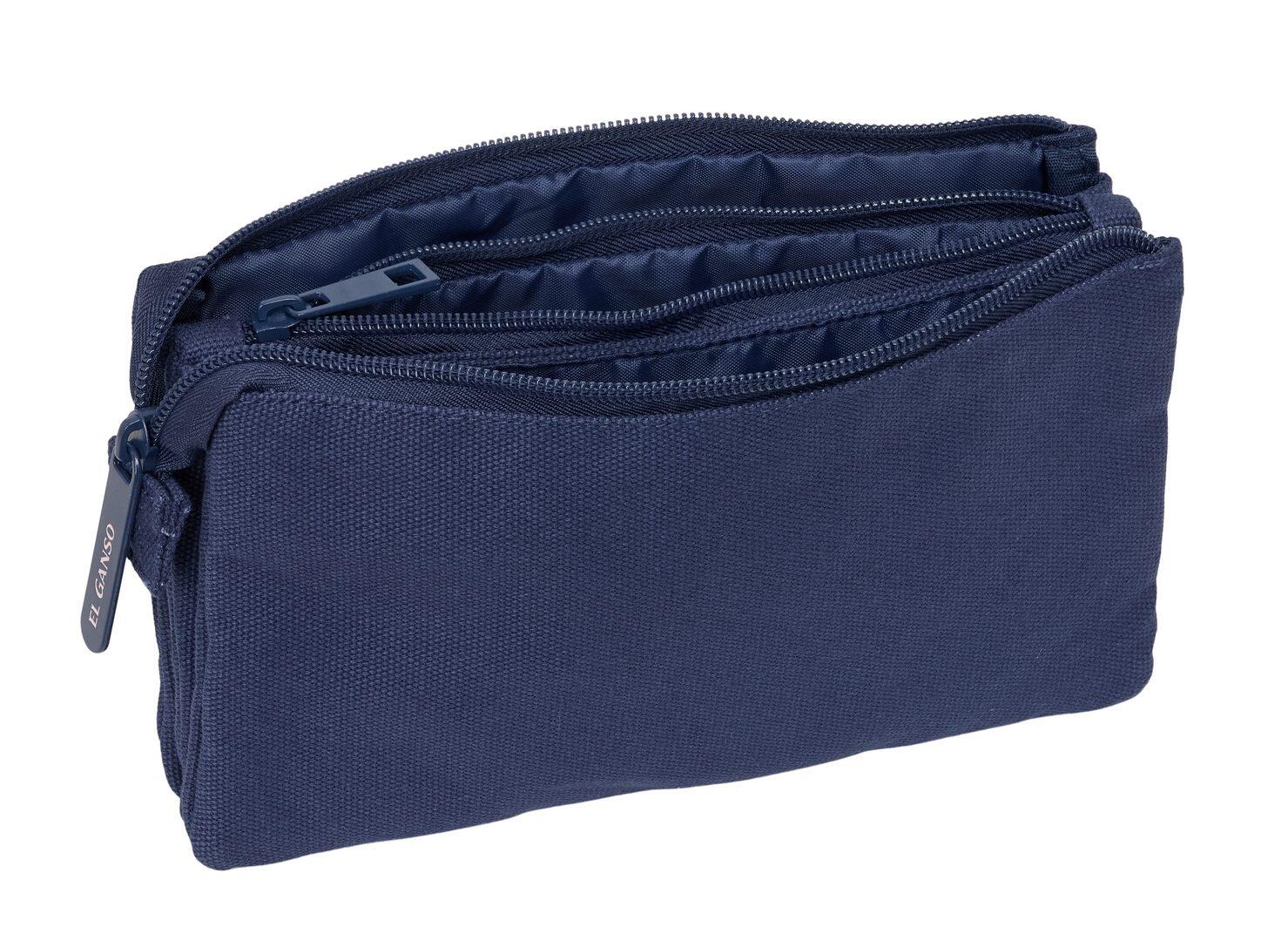 Astuccio doppio per bambini con cerniera e manico verde menta a tema Il Re 3/3