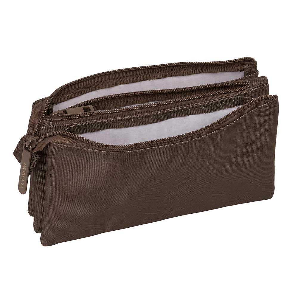 Astuccio triplo El Ganso Basics per adulti con 3 scomparti, verde 3/3