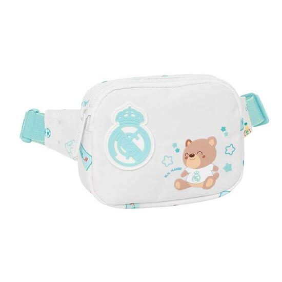 Banane enfant Real Madrid maternelle avec fermeture et ceinture blanche