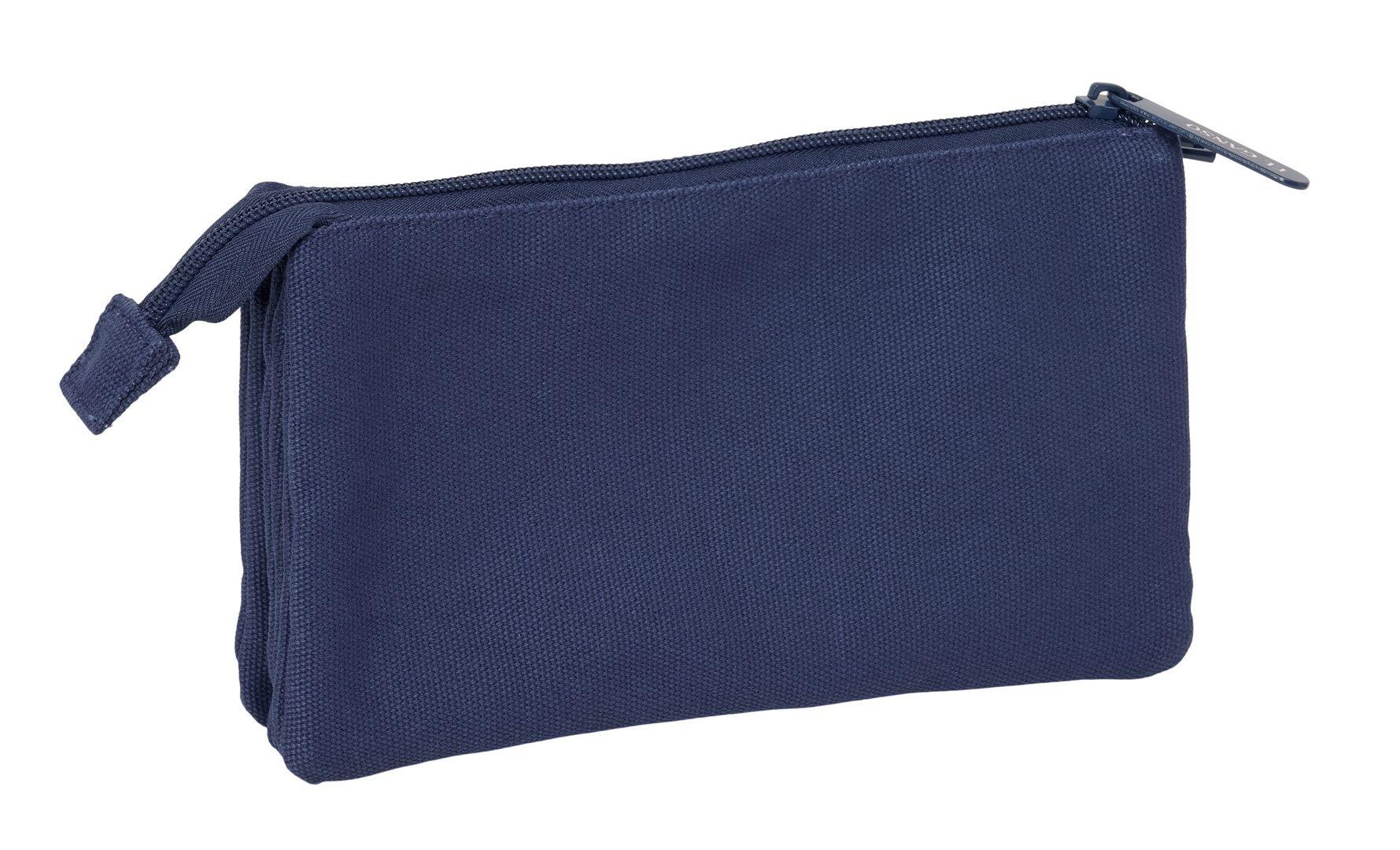 Astuccio doppio per bambini con cerniera e manico verde menta a tema Il Re 2/3
